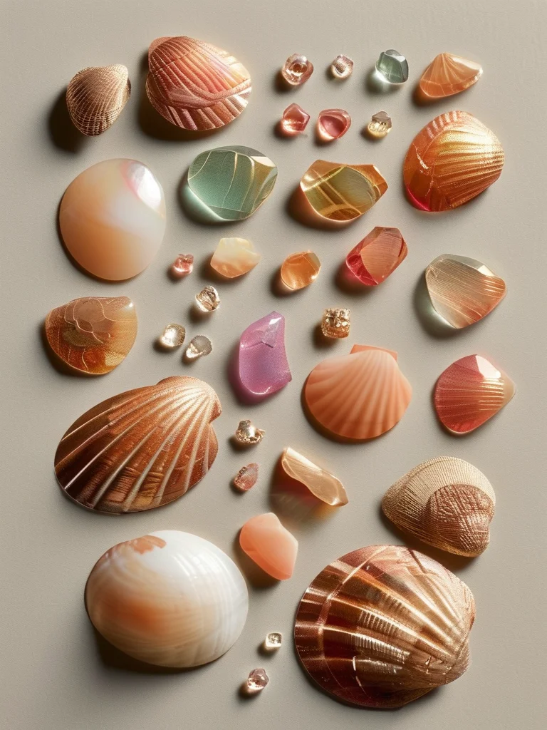 Detailed 3D imagery of Beyond the Bottle: Recycled & Upcycled Nail Art Accessories in Beyond Chrome: Sustainable & Biodegradable Nail Art Trends for 2025