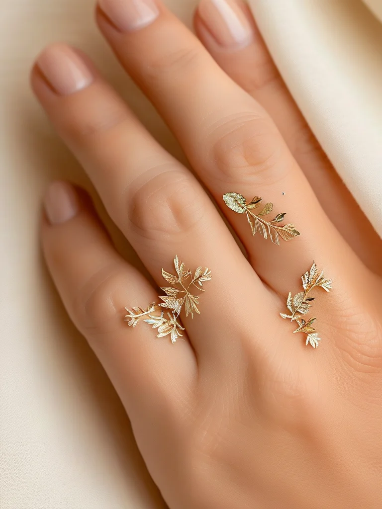 Detailed 3D imagery of Nailosmetic's Vision: Our Commitment to Sustainable Nail Art in Beyond Chrome: Sustainable & Biodegradable Nail Art Trends for 2025