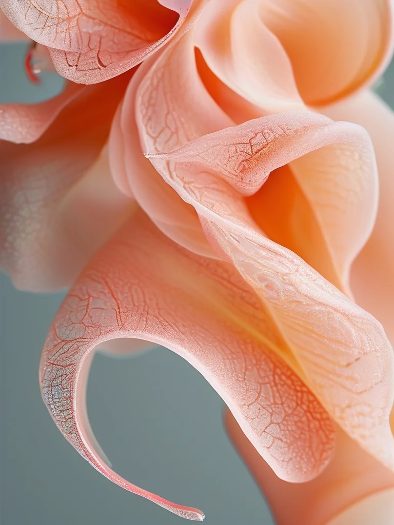 Close-up of a bio-adaptive gel manicure showing the flexible and breathable texture of the material on a healthy nail.