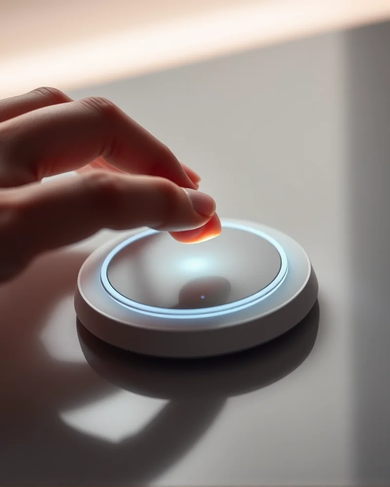 Bio-Adaptive Manicures: The Rise of Smart Nails in 2027 7 Close-up of luxury bio-adaptive smart nails resting on a professional induction charging pad.