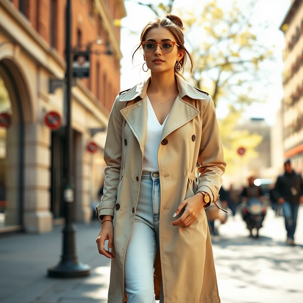 Spring Outfits for Women: The Complete 2026 Style Guide for Every Occasion 1 A fashionable woman showcasing stylish spring outfits for women on a sunny spring day.