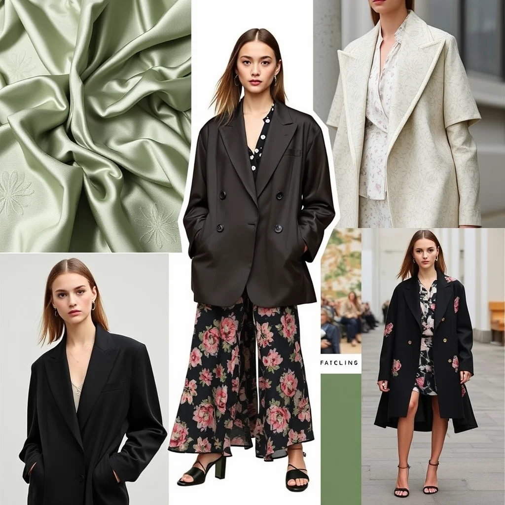 Spring Outfits for Women: The Complete 2026 Style Guide for Every Occasion 2 Fashion mood board featuring top 2026 spring trends.