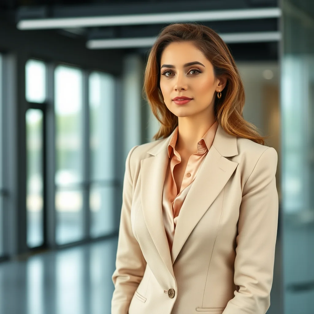 Spring Outfits for Women: The Complete 2026 Style Guide for Every Occasion 3 Woman in stylish corporate spring work attire.