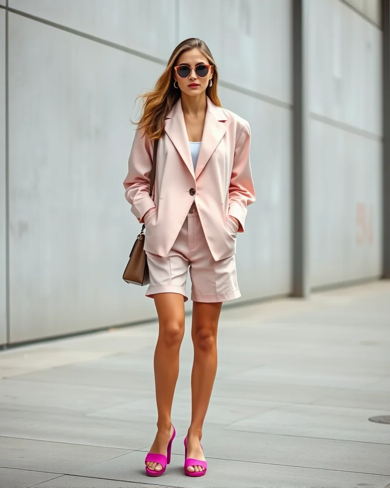 Can you wear jelly sandals with high-fashion tailoring?