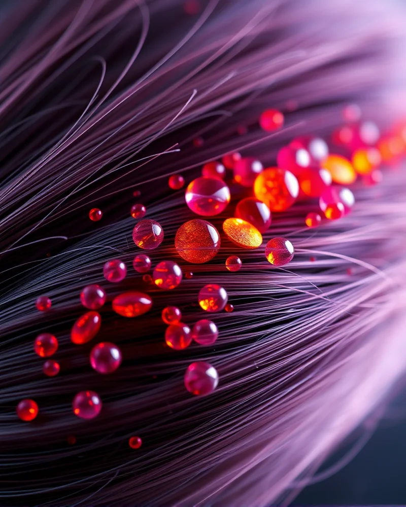 Bio-Adaptive Hair Color: The 2027 Guide to pH-Responsive Salon Tints 2 Microscopic view of bio-adaptive pigment bonding to a healthy human hair cuticle.