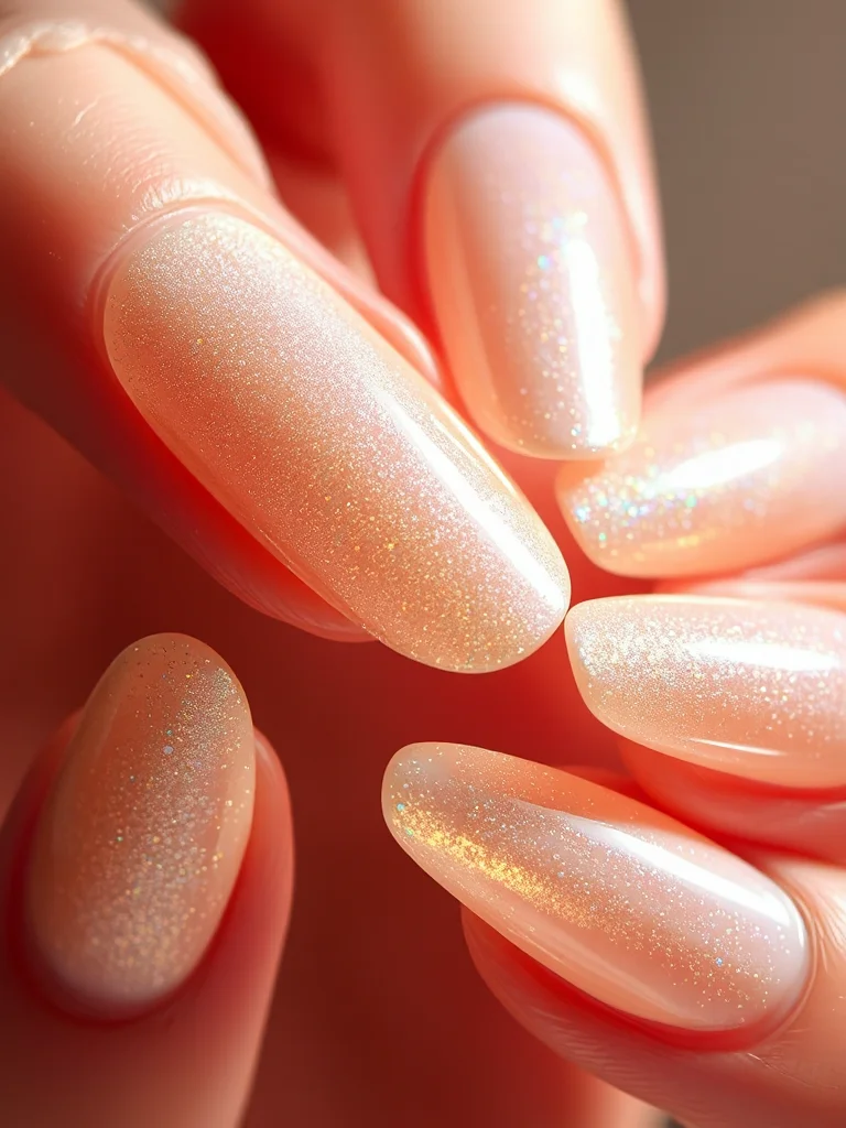 7 Late Summer Nails That Are Defining The End Of The Season 3 Minimalist glazed almond nails with pearl chrome finish.