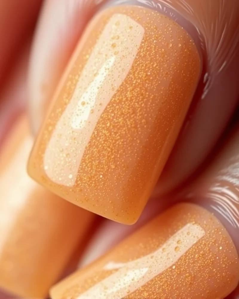 Molten liquid gold 3D texture nails.