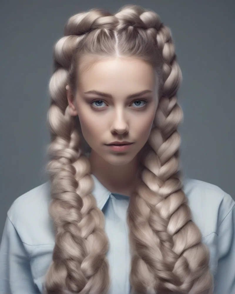 7 Stunning Back to School Braids to Ace Your Campus Look 7 A student posing with a playful, trendy bubble braid.