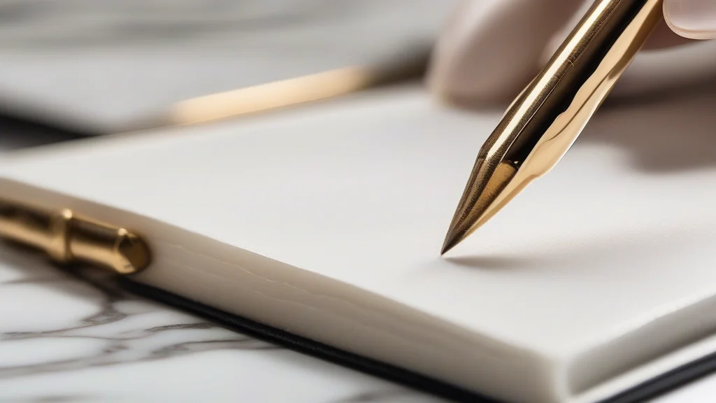 7 Effortless Basic Back to School Nails for a Stylish Semester 1 Close-up of elegant milky nude almond nails in a luxury desk setting, perfect for back-to-school inspiration.