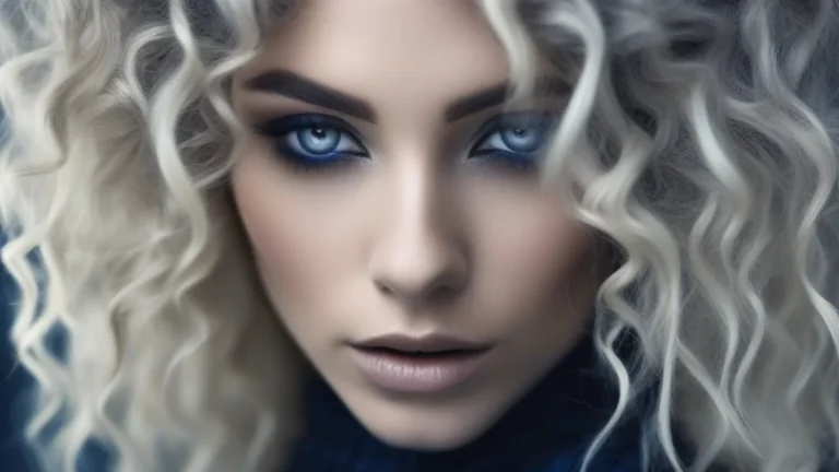 10 Spooky & Chic Halloween Hair Ideas to Elevate Your Costume 12 Model with long voluminous witchy hair for halloween party inspiration.