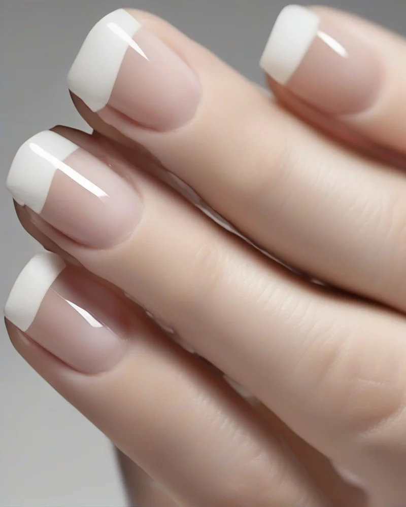 Micro-french tip nail art for a minimalist stiller look