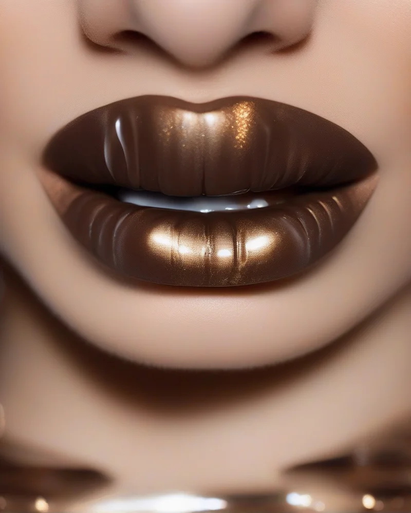 Espresso chrome nails featuring a deep brown base with a metallic chrome powder finish, representing the quiet luxury nail trend for September.
