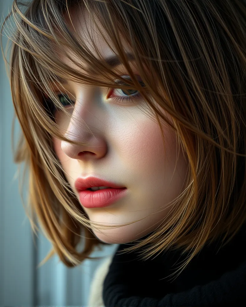 Managing Skin Boils: Professional Beauty & Hygiene Tips for Radiant Skin 4 Person with a textured bob hairstyle in soft natural light.