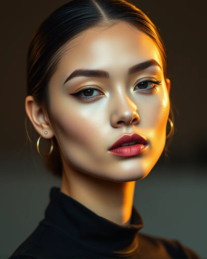 Managing Skin Boils: Professional Beauty & Hygiene Tips for Radiant Skin 5 Model with a minimalist wet-look hairstyle showing glowing skin.