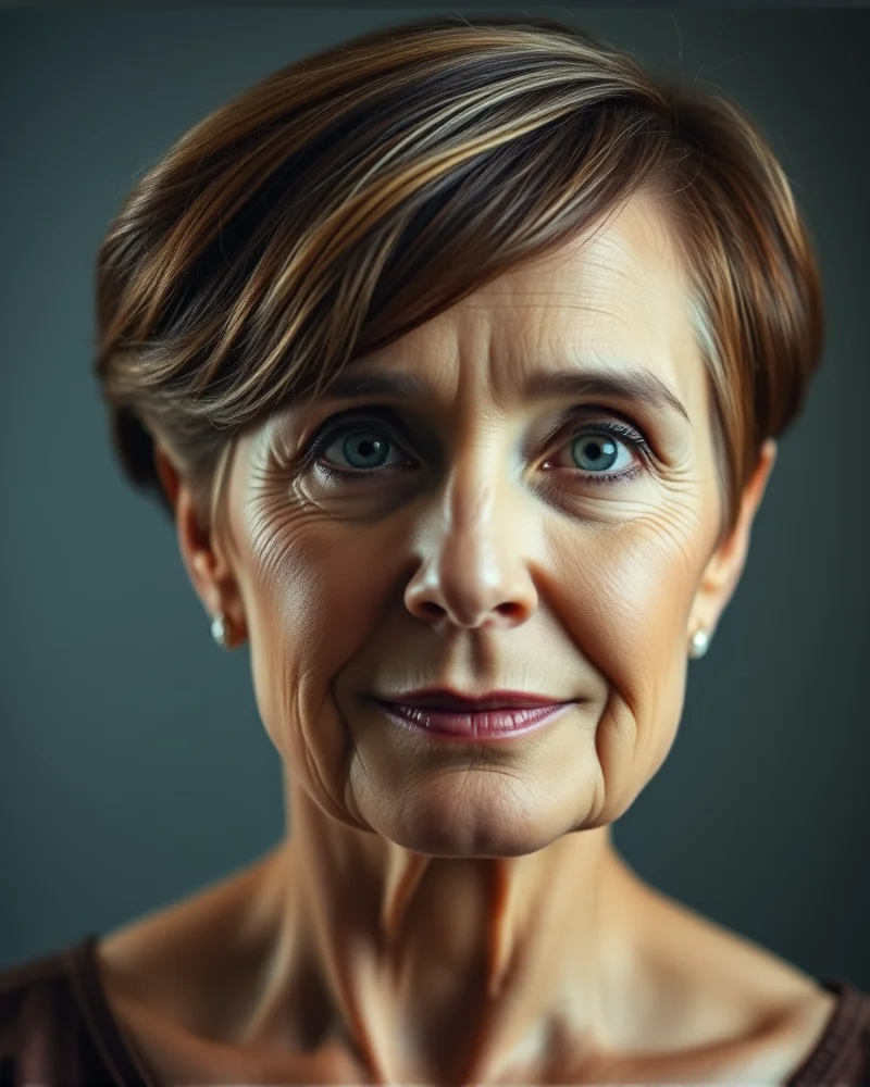 10 Chic Short Hair Styles for Older Women: Youthful, Modern & Easy to Maintain 7 Deep side part hairstyle for older women to add volume and lift.