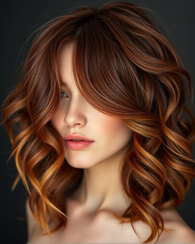 7 Stunning Brown Hair Color Trends for Every Skin Tone 8 Vibrant cinnamon brown hair color with hints of copper.