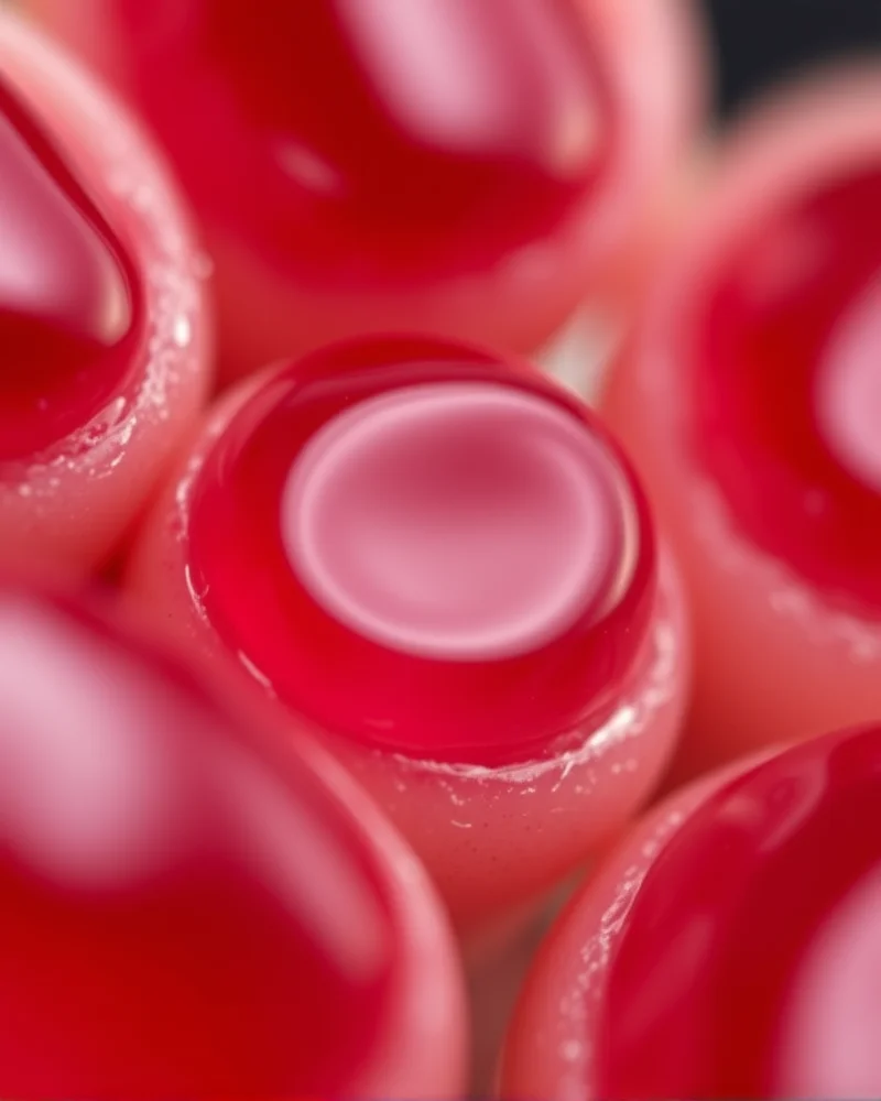 10 Trendy Nails for August: The Ultimate Guide to Late Summer Manicures 8 Raspberry berry glaze nails for August on rounded shaped nails.