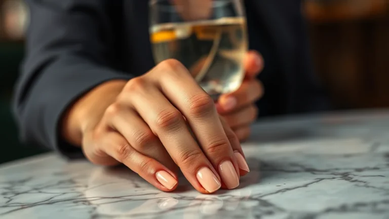 10 Fresh Spring Nail Trends for Short Nails: Elevate Your Manicure in 2024 40 Close-up of fresh spring nail trends for short nails in a luxury setting.