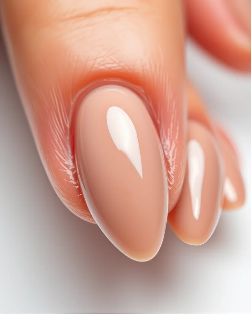 September 2026 Nails 3 Comparison of soft almond and squoval nail shapes finished in espresso chrome for September 2026.