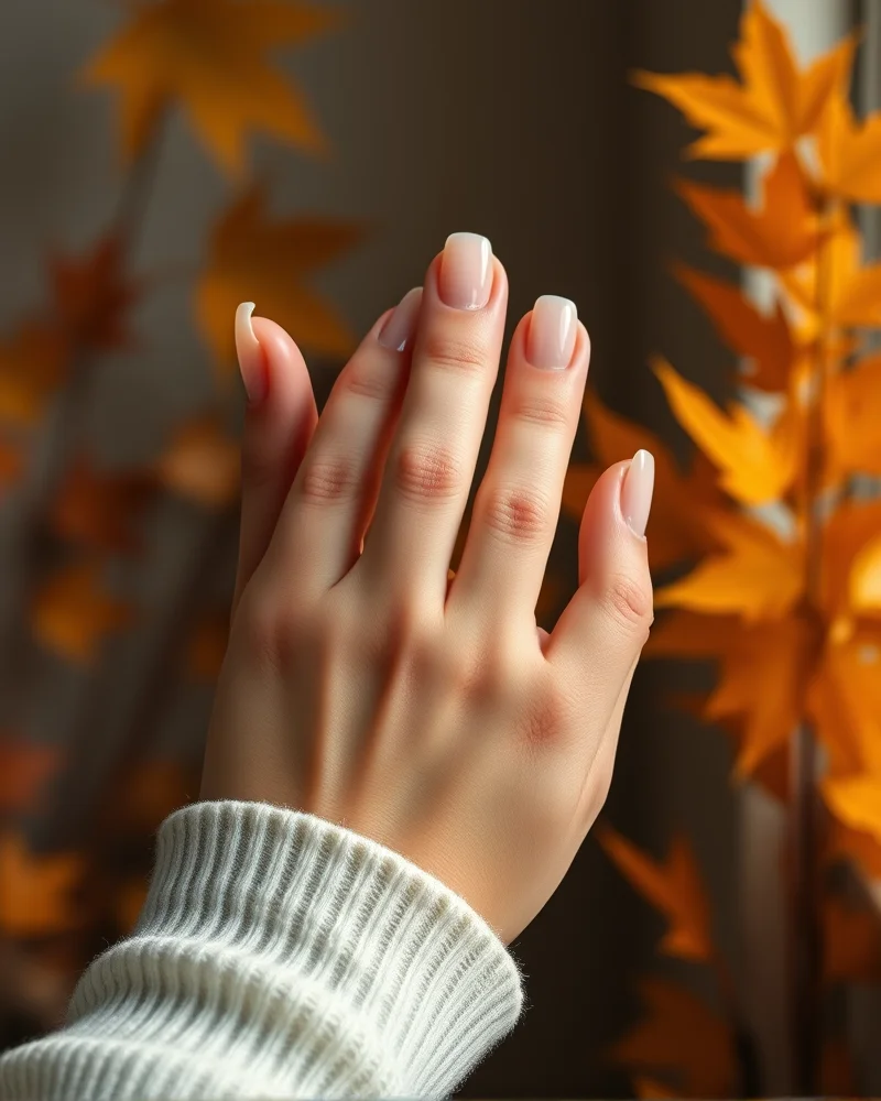 September Nails Square 6 A variety of square nail lengths from short to long coffin style designed for September nail inspiration.