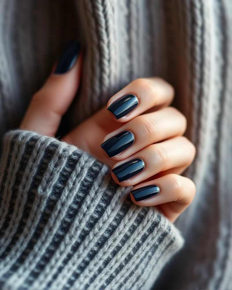 Professional nail care techniques to prevent staining from dark blue fall nail polish