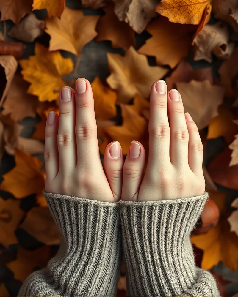 September Nails Square 9 A side by side comparison of square nails and squoval nails to illustrate the difference in shape and structural maintenance for healthy nail care.