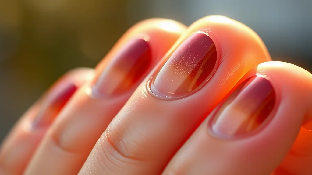 Early September Nails 1 Close up of elegant espresso and toasted almond ombre nails for early September.